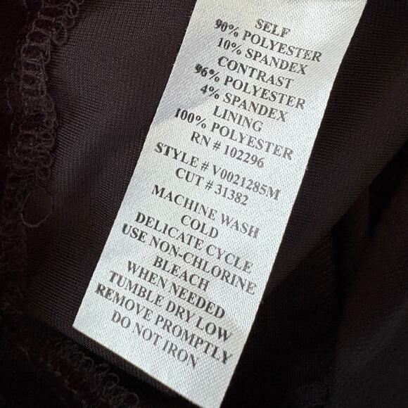 Glamtastic Velvet Panel Mini Dress Black Gothic Y2K Fit & Flare Party Grunge 10 - Picture 7 of 8